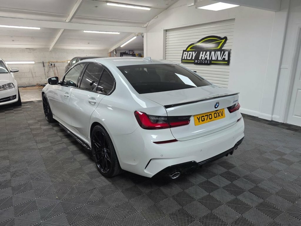 BMW 3 Series 2.0 320D Mht M Sport Saloon Hybrid YG70OXV White #4