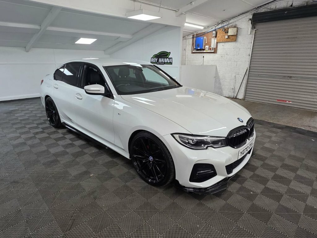 BMW 3 Series 2.0 320D Mht M Sport Saloon Hybrid YG70OXV White #2