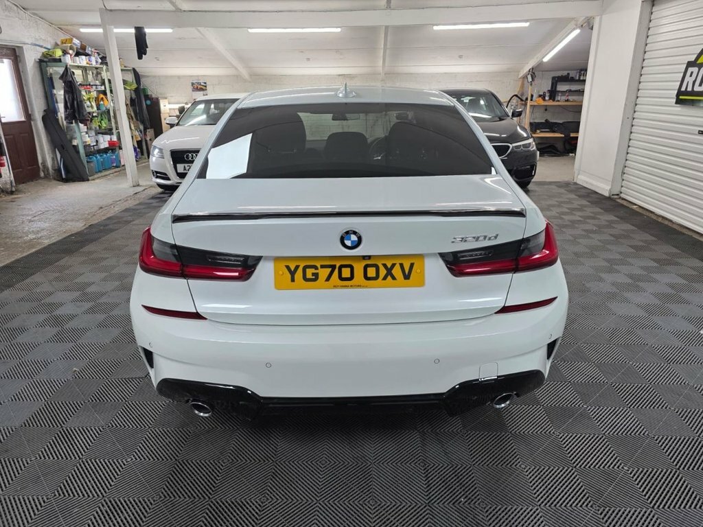BMW 3 Series 2.0 320D Mht M Sport Saloon Hybrid YG70OXV White #6