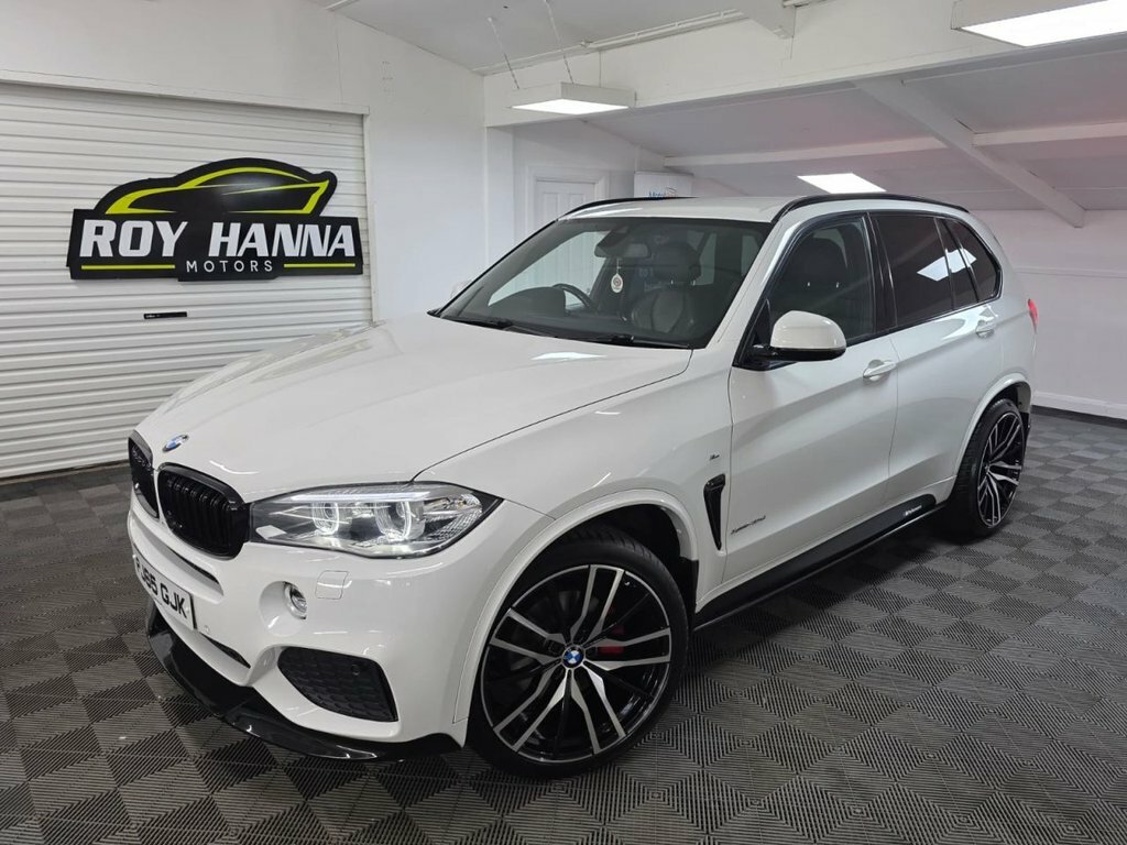 BMW X5 3.0 40D M Sport Suv Xdrive Euro 6 PJ65GJK White