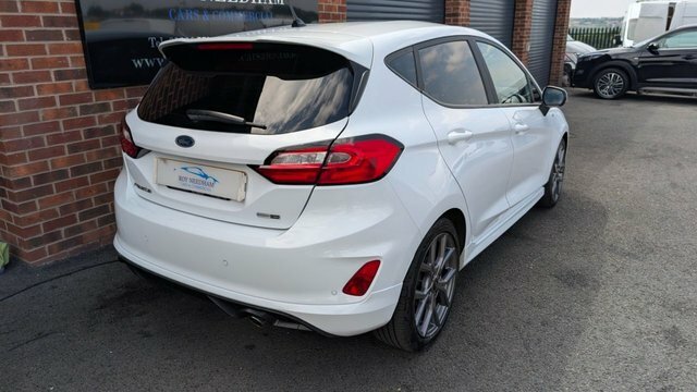Ford Fiesta 1.0T Ecoboost Mhev St-line Edition Hatchback P White #6