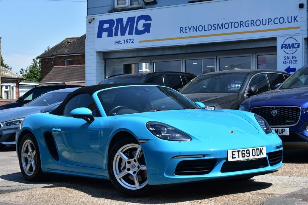 Porsche 718 Boxster Convertible Blue