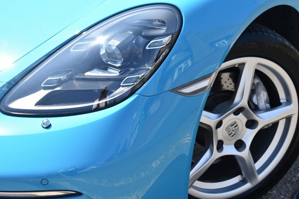 Porsche 718 Boxster Convertible ET69ODK Blue #3