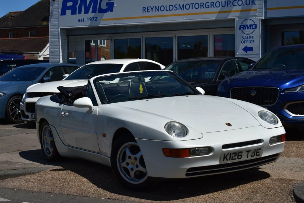 Porsche 968 Convertible White #2