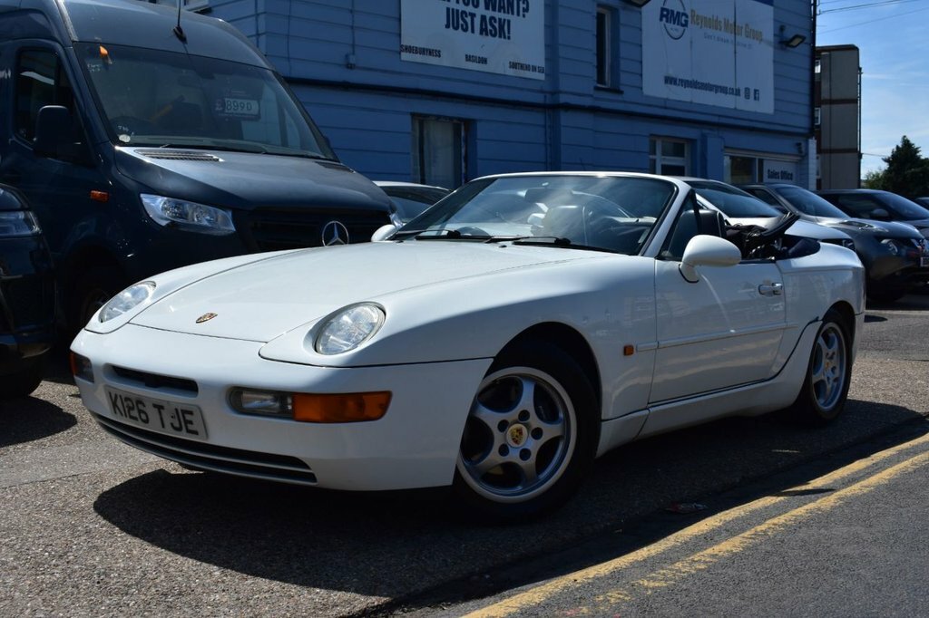 Porsche 968 Convertible White #5