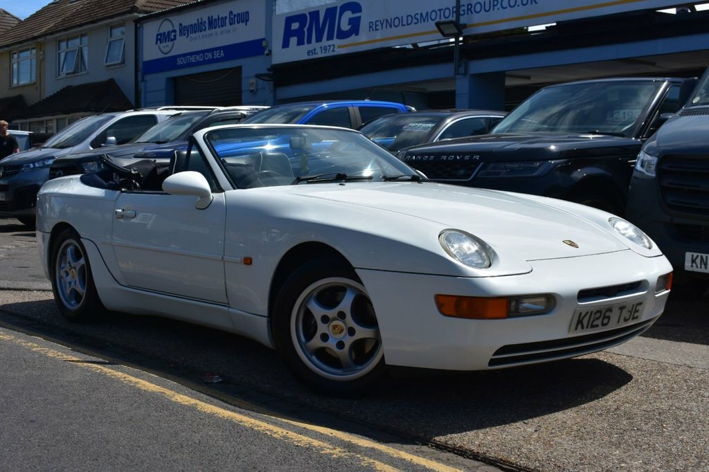 Porsche 968 Convertible White #3