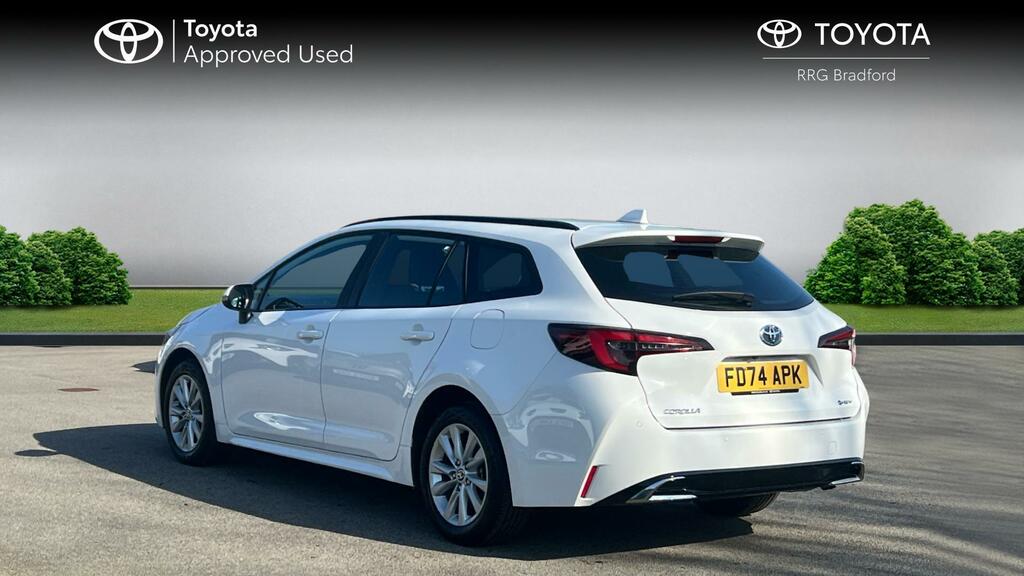 Toyota Corolla 1.8 Vvt-h Icon Touring Sports Cvt Euro 6 Ss FD74APK White #4