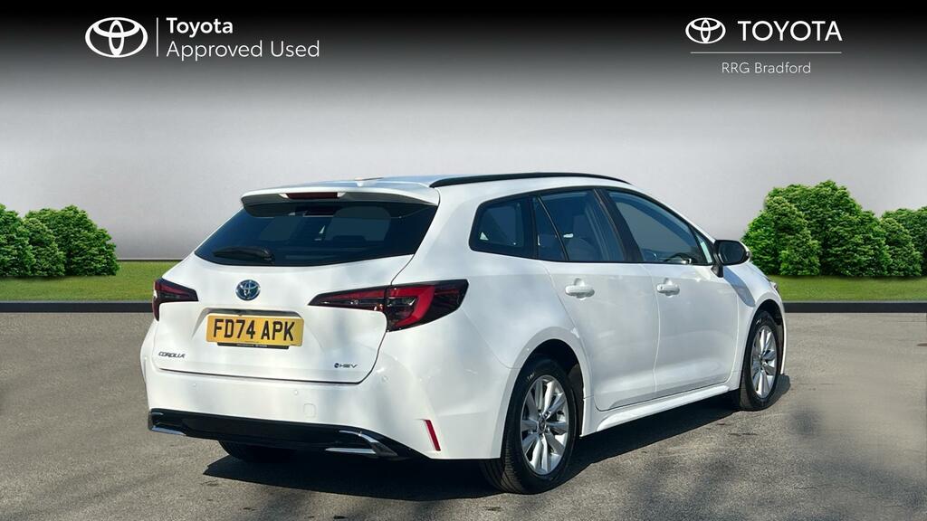 Toyota Corolla 1.8 Vvt-h Icon Touring Sports Cvt Euro 6 Ss FD74APK White #2