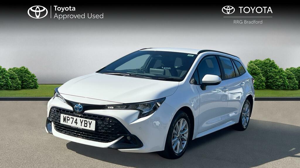 Toyota Corolla 2.0 Vvt-h Icon Touring Sports Cvt Euro 6 Ss WP74YBY White #3