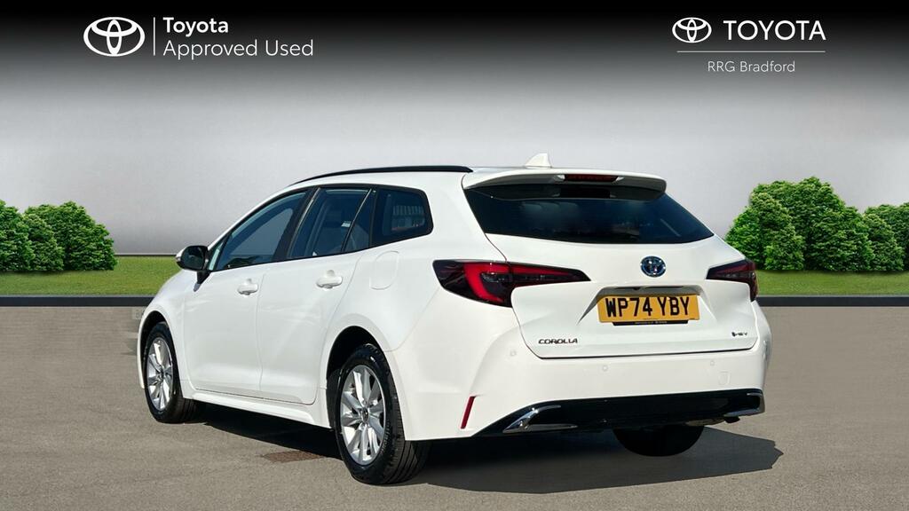 Toyota Corolla 2.0 Vvt-h Icon Touring Sports Cvt Euro 6 Ss WP74YBY White #4