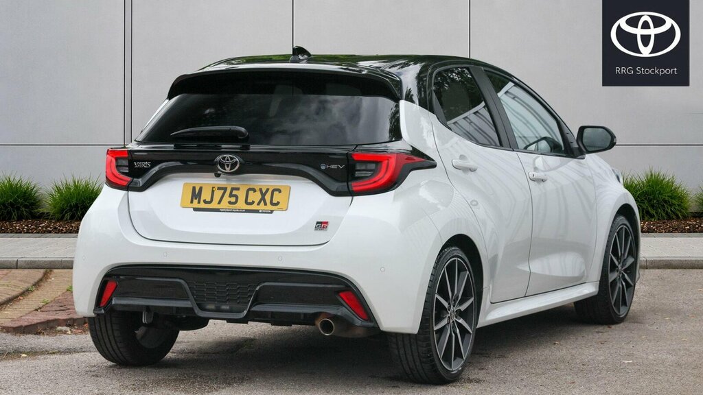 Toyota Yaris 1.5 Vvt-h Gr Sport Hatchback Hybrid E-c MJ75CXC White #2