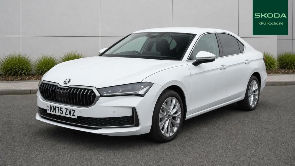 Skoda Superb 2.0 Tdi Se L Dsg White #3