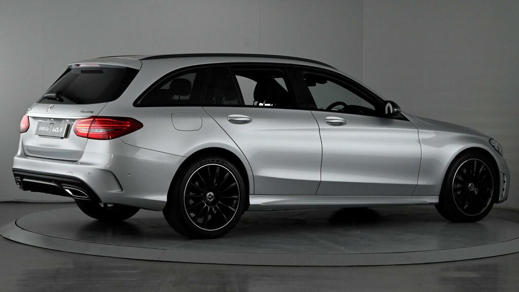 Mercedes-Benz C Class 2.0 C300d Amg Line Night Edition Premium G-troni KR20YSU Silver #6