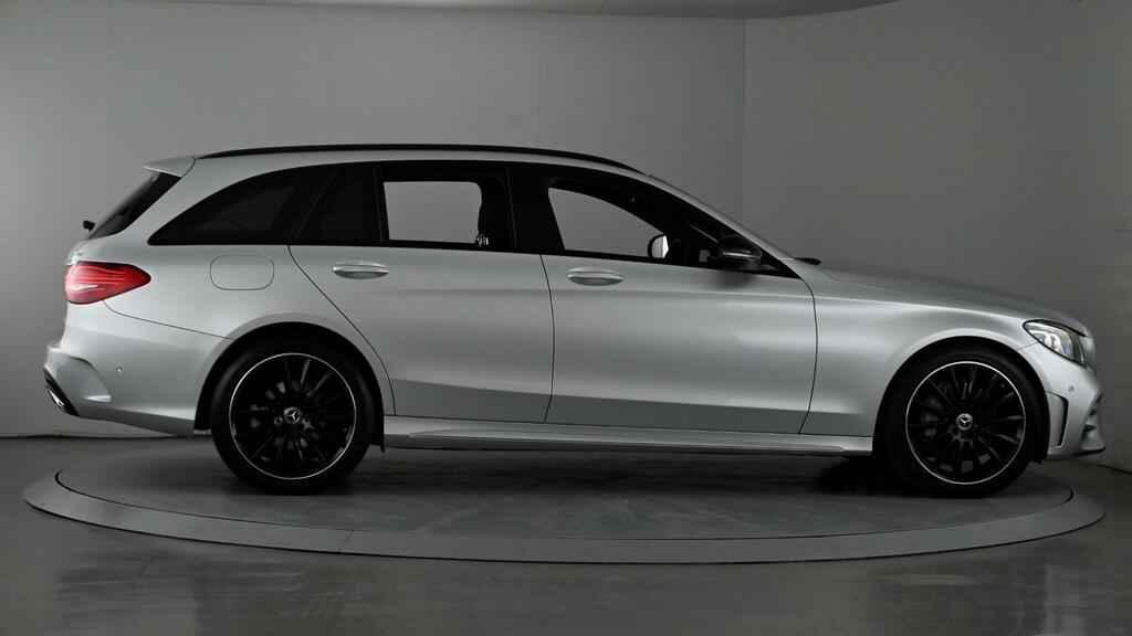 Mercedes-Benz C Class 2.0 C300d Amg Line Night Edition Premium G-troni KR20YSU Silver #3