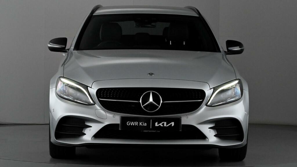 Mercedes-Benz C Class 2.0 C300d Amg Line Night Edition Premium G-troni KR20YSU Silver #2