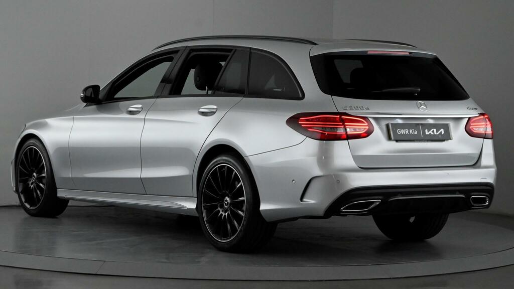 Mercedes-Benz C Class 2.0 C300d Amg Line Night Edition Premium G-troni KR20YSU Silver #4