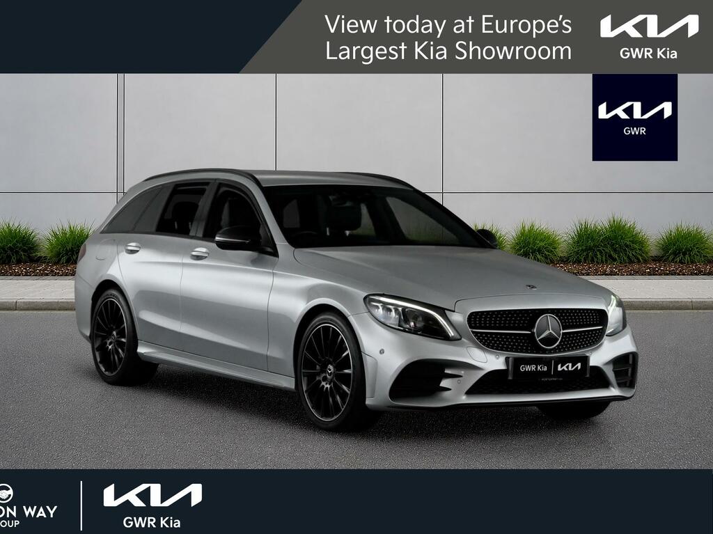 Mercedes-Benz C Class 2.0 C300d Amg Line Night Edition Premium G-troni KR20YSU Silver