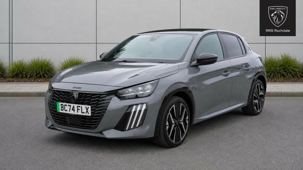 Peugeot e-208 51Kwh Gt 11Kw Charger Grey #3