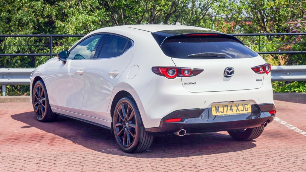 Mazda 3 2.5 E-skyactiv G Mhev 140 Homura MJ74XJG White #3