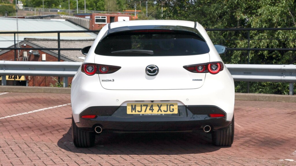 Mazda 3 2.5 E-skyactiv G Mhev 140 Homura MJ74XJG White #5