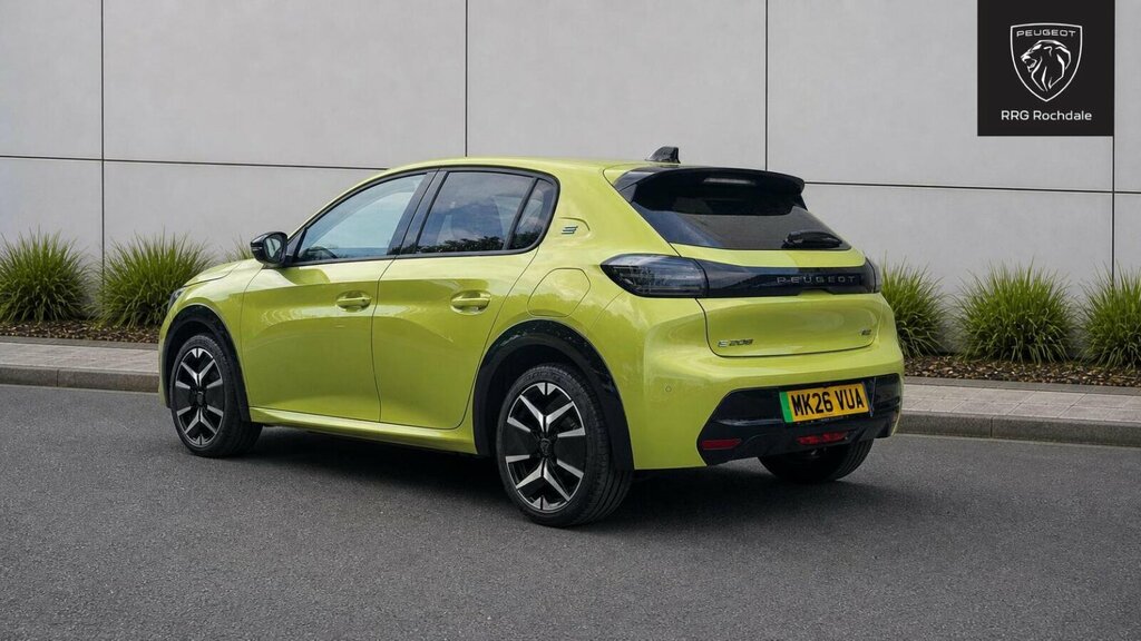Peugeot e-208 51Kwh Gt 7.4Kw Charger MK26VUA Yellow #6