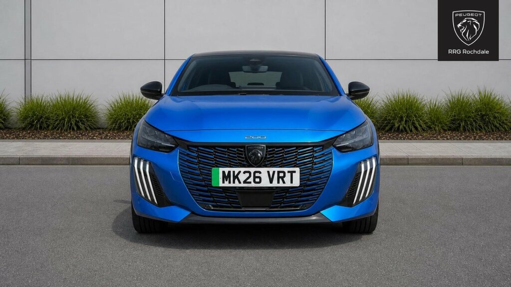 Peugeot e-208 51Kwh Gt 7.4Kw Charger MK26VRT Blue #2