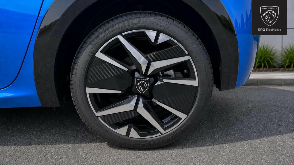 Peugeot e-208 51Kwh Gt 7.4Kw Charger MK26VRT Blue #5