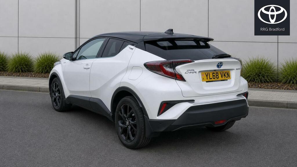 Toyota C-Hr 1.8 Vvt-h Dynamic Cvt Euro 6 Ss White #6