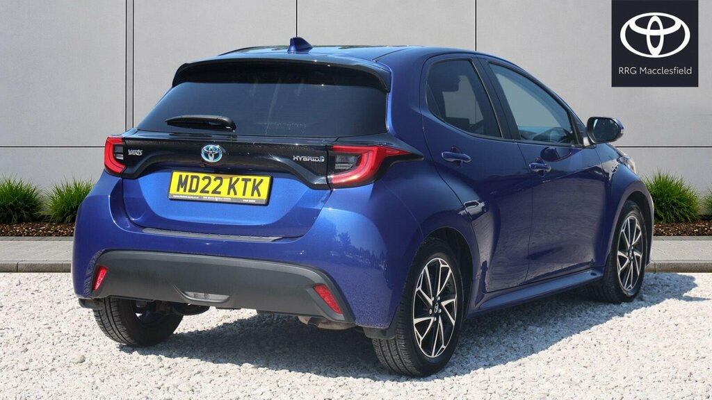 Toyota Yaris 1.5 Vvt-h Design E-cvt Euro 6 Ss MD22KTK Blue #2