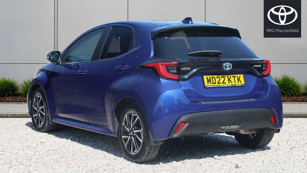 Toyota Yaris 1.5 Vvt-h Design E-cvt Euro 6 Ss MD22KTK Blue #4