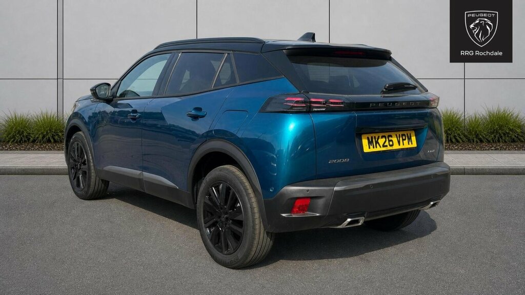 Peugeot 2008 1.2 Puretech Gt Premium Eat Euro 6 Ss MK26VPM Blue #6