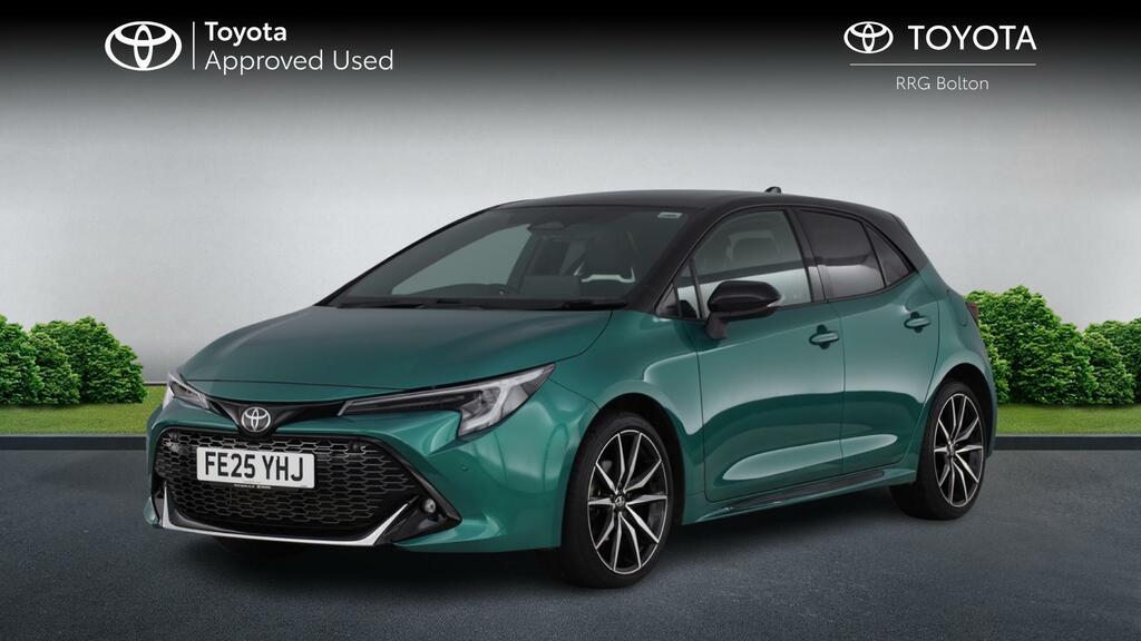 Toyota Corolla 1.8 Vvt-h Gr Sport Hatchback Hybrid Cvt FE25YHJ Green #3