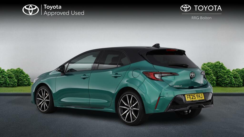 Toyota Corolla 1.8 Vvt-h Gr Sport Hatchback Hybrid Cvt FE25YHJ Green #4