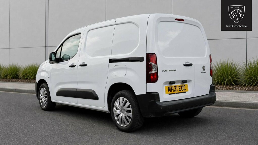 Peugeot Partner 1.5 Bluehdi 1000 Professional Standard Panel Van S MH21EOC White #6