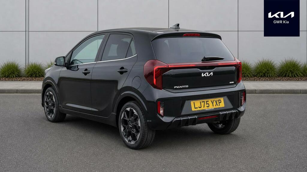 Kia Picanto 1.0 Gt-line S Amt Euro 6 Ss LJ75YXP Black #6