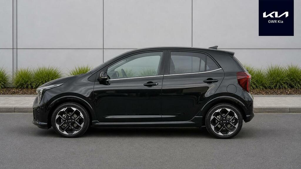 Kia Picanto 1.0 Gt-line S Amt Euro 6 Ss LJ75YXP Black #4