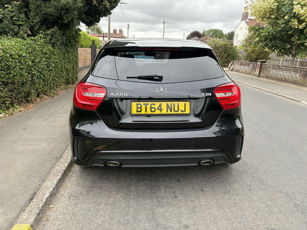 Mercedes-Benz A Class Hatchback 2.1 A220 Cdi Amg Sport 2015 BT64NUJ Black #5