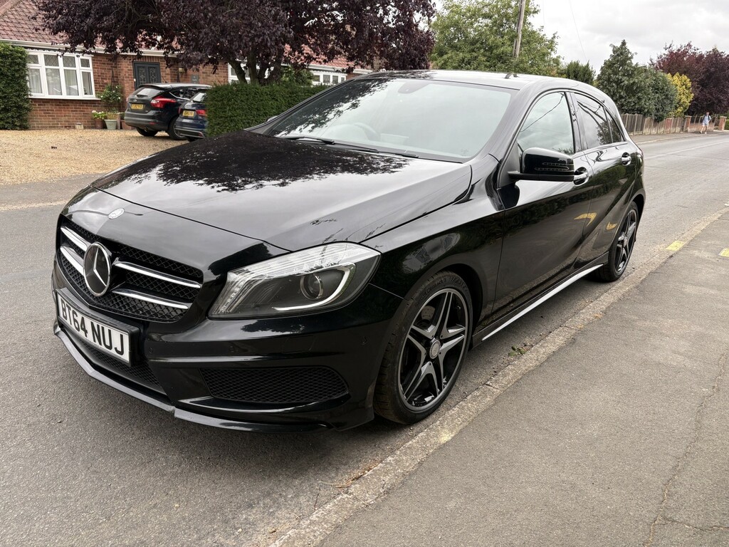 Mercedes-Benz A Class Hatchback 2.1 A220 Cdi Amg Sport 2015 BT64NUJ Black #3