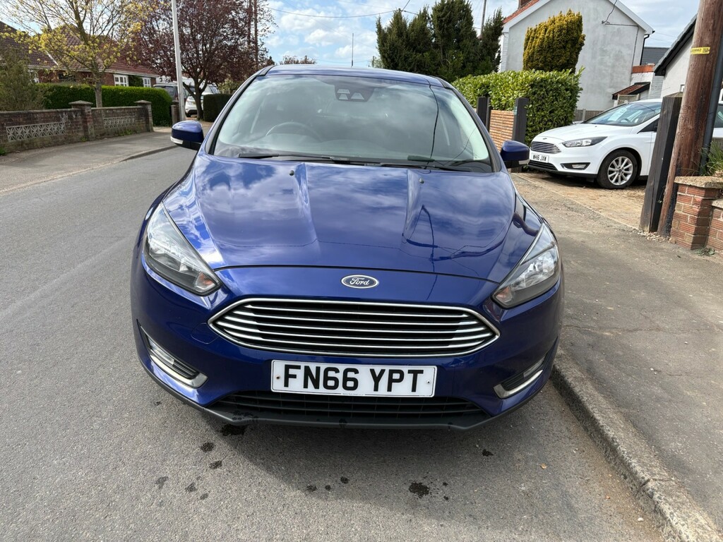 Ford Focus Hatchback 1.5 Tdci Titanium 2016 FN66YPT Blue #2