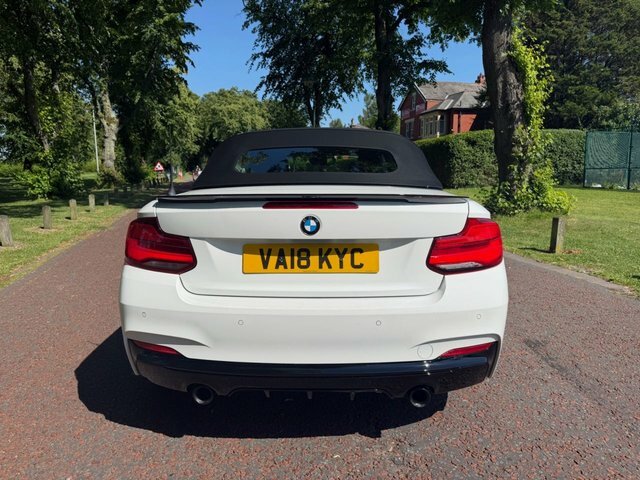BMW 2 Series 2018 3.0 M240i Convertible Euro 6 White #6