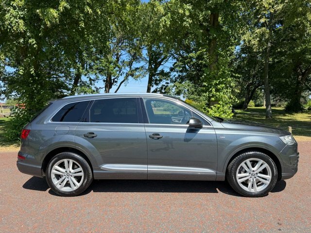 Audi Q7 2015 3.0 Tdi V6 S Line Suv Tiptronic Qu Grey #3
