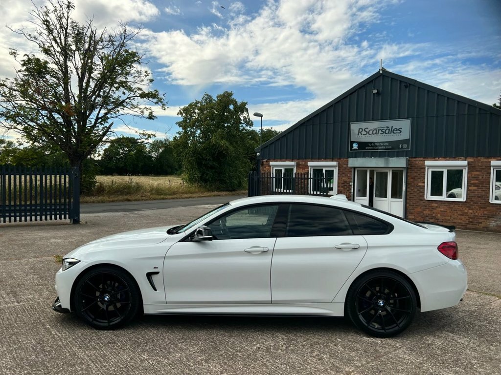 BMW 4 Series Gran Coupe 2L M Sport White #4