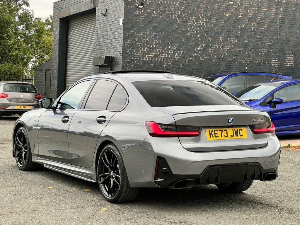 BMW 3 Series M340d Xdrive Mhev KE73JWC Grey #3