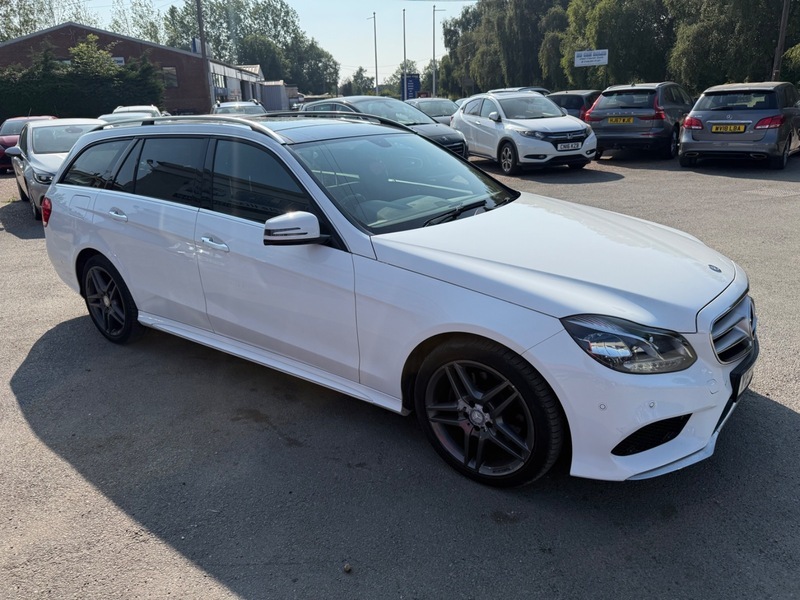 Mercedes-Benz E Class E220 Bluetec Amg Line White