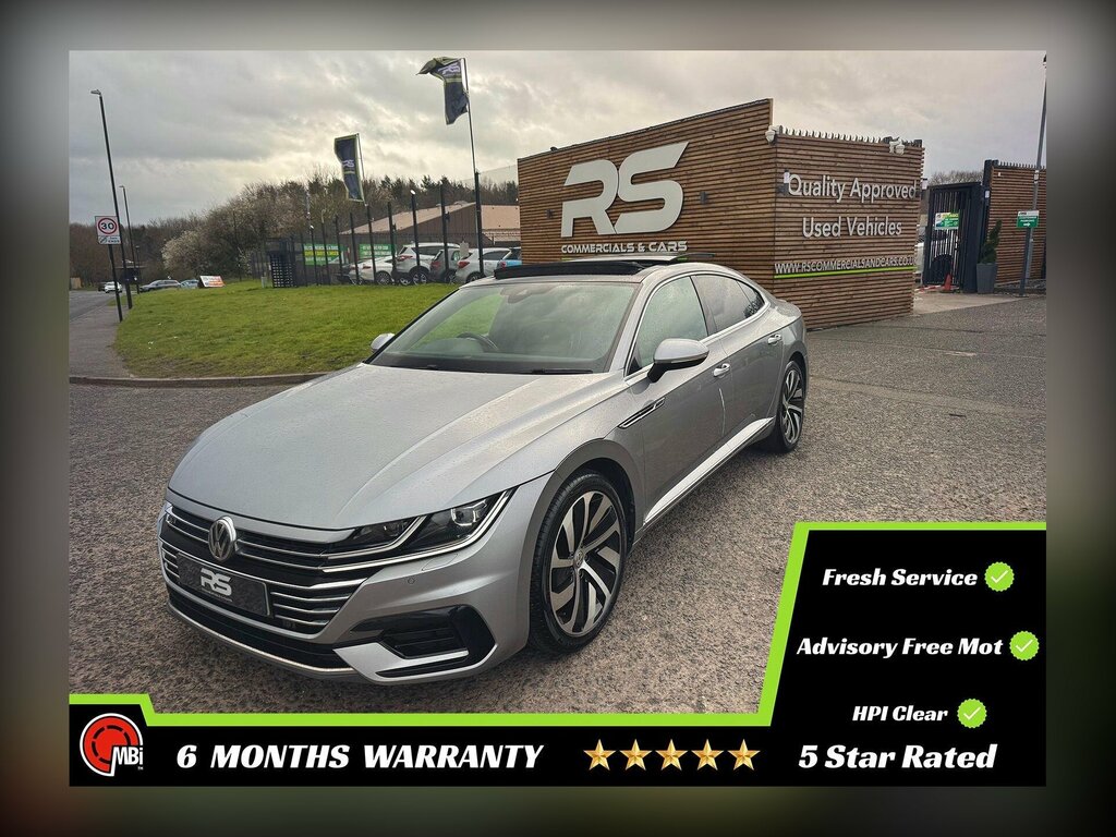 Volkswagen Arteon 2.0 Tdi R-line Fastback Dsg Euro 6 Ss Silver