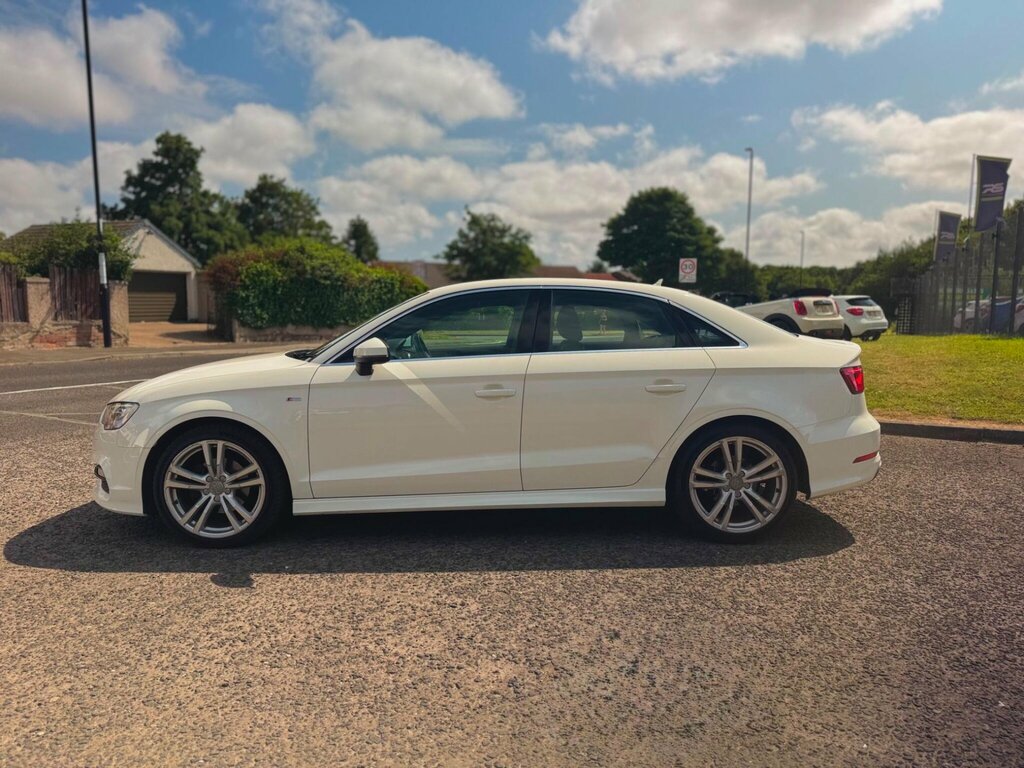 Audi A3 2.0 Tdi S Line Euro 6 Ss BN64FHH White #2