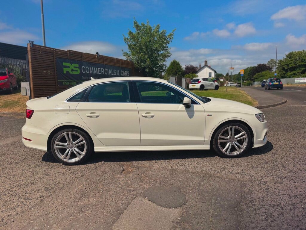 Audi A3 2.0 Tdi S Line Euro 6 Ss BN64FHH White #6