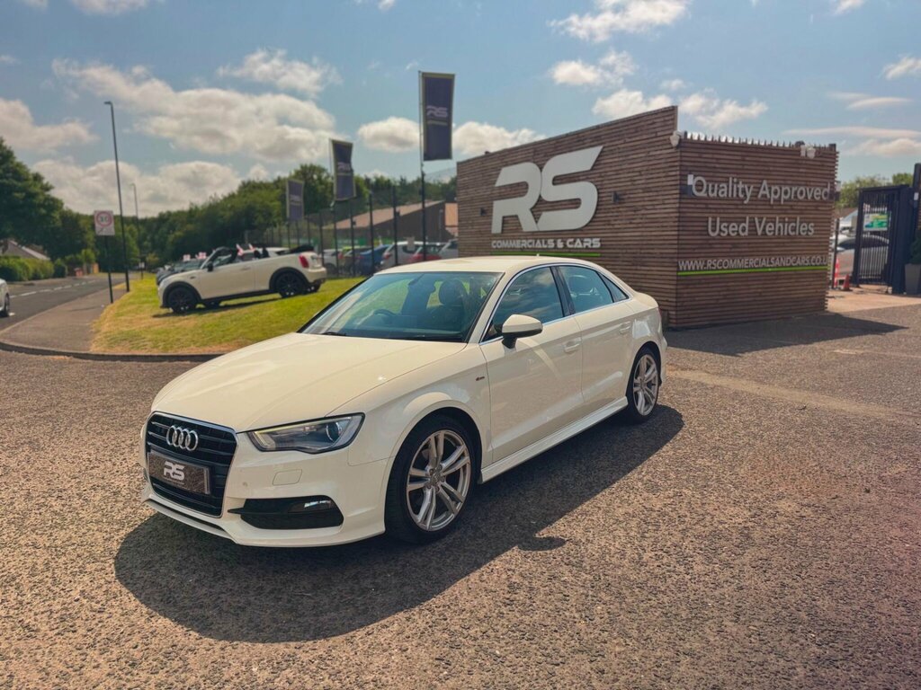 Audi A3 2.0 Tdi S Line Euro 6 Ss BN64FHH White #3