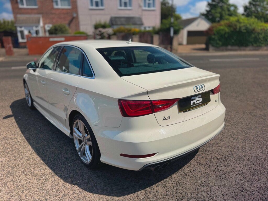 Audi A3 2.0 Tdi S Line Euro 6 Ss BN64FHH White #4