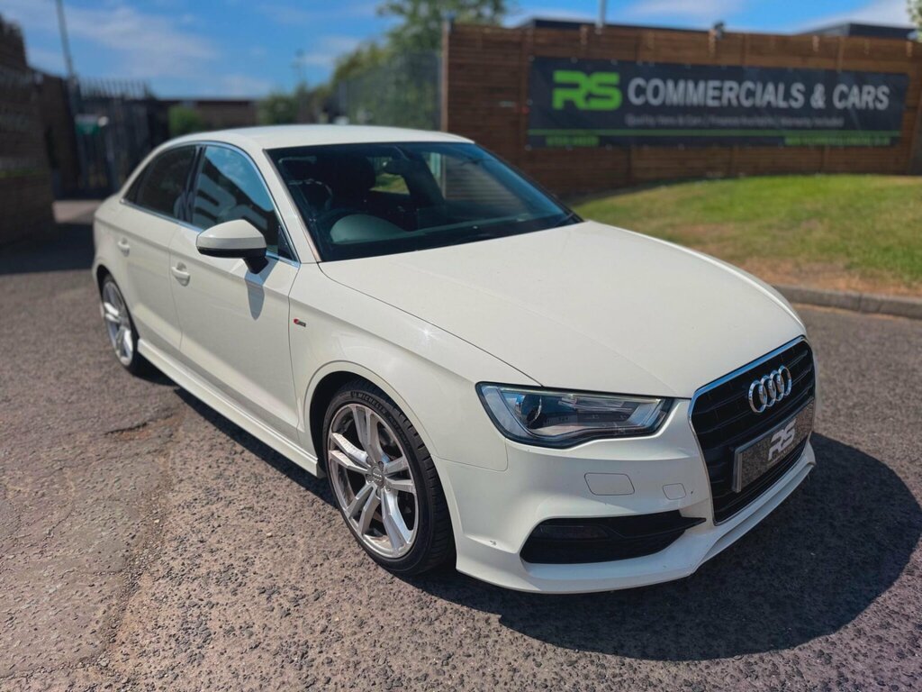 Audi A3 2.0 Tdi S Line Euro 6 Ss BN64FHH White #5